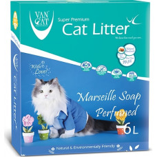 Van Cat Super Premium Cat Litter Marseille Soap Perfumed 6L Van Cat Super Premium Cat Litter Marseille Soap Perfumed 6L