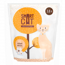 Smart Cat Cиликагелевый наполнитель Белый Мускус