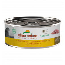 Almo Nature Cat HFC Natural Chicken Fillet для взрослых кошек и котят с 3-х месяцев