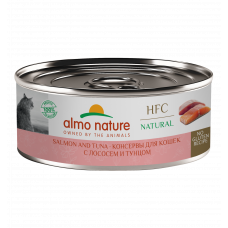 Almo Nature Cat HFC Natural Salmon and Tuna для взрослых кошек и котят с 3-х месяцев