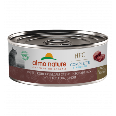 Almo Nature Sterilised Cat HFC Complete Beef для взрослых стерилизованных кошек и котят с 3-х месяцев