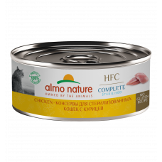 Almo Nature Sterilised Cat HFC Complete Chicken для взрослых стерилизованных кошек и котят с 3-х месяцев