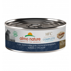 Almo Nature Sterilised Cat HFC Complete Cod для взрослых стерилизованных кошек и котят с 3-х месяцев