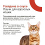 Organix Adult Cat Говядина в соусе  