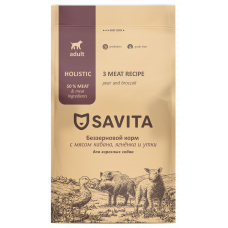 Savita Adult Dog Grain Free 3 Meat Recipe