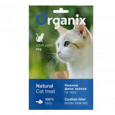 Organix Нежное филе трески, приготовленное на пару, 25 г