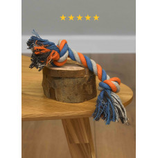 Игрушка для собак, канат с 2 узлами, 23 см