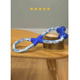 Игрушка для собак из каната, восьмерка с косточкой, 28 см, цвет в ассортименте