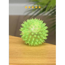 Игрушка для собак, светящийся мяч с шипами, 6,5 см, цвет в ассортименте