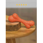 Игрушка для собак, косточка с шипами, резина, 10 см, цвет в ассортименте