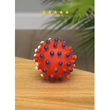 Игрушка для собак, мяч массажный, винил, 5,5 см, цвет в ассортименте