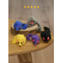Игрушка для кошек, цветные мышки из искусственного меха, 5 см, 5 шт