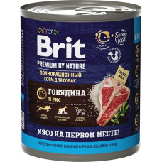 Brit Premium by Nature Говядина и Рис 