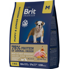 Brit Premium Puppy & Junior Medium