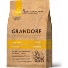 Grandorf Dog Adult Mini 4 Meat Recipe Live Probiotics