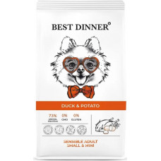 Best Dinner Dog Adult Sensible Small & Mini Duck & Potato