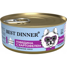 Best Dinner Dog Exclusive Vet Profi Urinary Говядина с Картофелем