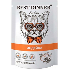 Best Dinner Cat Exclusive Мусс сливочный Индейка