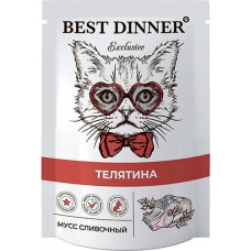 Best Dinner Cat Exclusive Мусс сливочный Телятина