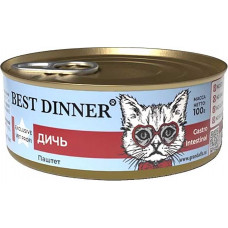 Best Dinner Cat Exclusive Vet Profi Gastro Intestinal Дичь