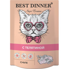 Best Dinner Cat Super Premium Cуфле с Телятиной