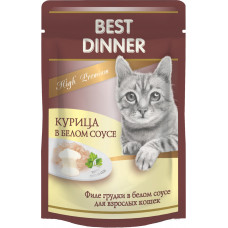 Best Dinner Cat High Premium Курица в белом соусе