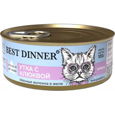 Best Dinner Cat Exclusive Vet Profi Urinary Утка с Клюквой