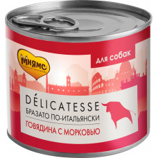 Мнямс Delicatesse Бразато по-итальянски Говядина с Морковью 200 г