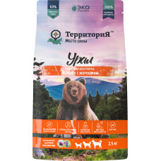 Территория Урал Ягнёнок с Морошкой для взрослых собак всех пород 