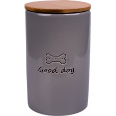 Mr.Kranch Good Dog Бокс керамический для хранения корма ля собак серый 850 мл