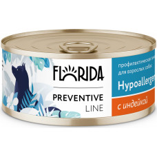 Florida Dog Adult Preventive Line Hypoallergenic с индейкой
