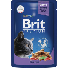 Brit Premium Adult Cat Cod Fish Gravy