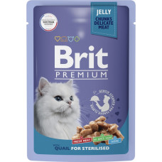 Brit Premium Adult Sterilised Cat Quail