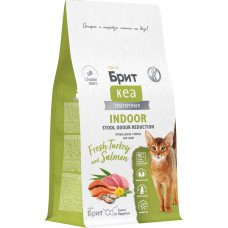 Брит Кеа Суперпремиум Cat Indoor Stool Odour Reduction Turkey and Salmon