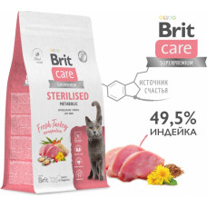 Brit Care Superpremium Cat Sterilised Metabolic Turkey