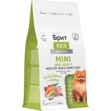 Брит Кеа Суперпремиум Dog Adult Mini Healthy Skin & Shiny Coat  Salmon and Turkey