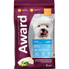 Award Hypo Dog Adult White Fish, Broccoli, Celery, Flax Seeds