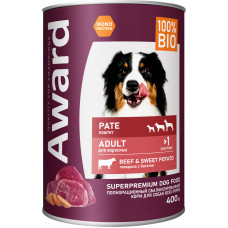 Award Dog Adult Beef & Sweet Potato Pate