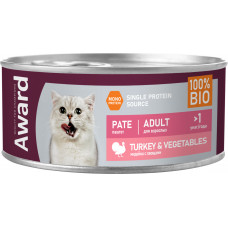 Award Cat Adult Turkey & Vegetables Pate