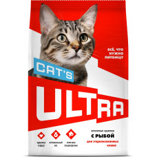 ULTRA Cat Аппетитные Кружочки с Рыбой для Стерилизованных Кошек