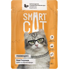 Smart Cat Кусочки Курочки со Шпинатом в нежном соусе