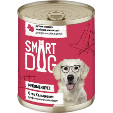 Smart Dog Кусочки Говядины и Ягненка в нежном соусе