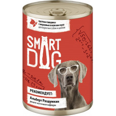 Smart Dog Кусочки Говядины с Морковью в нежном соусе