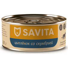 Savita Cat Цыпленок со Скумбрией