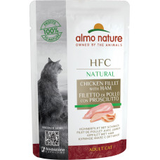 Almo Nature Adult Cat HFC Chicken Fillet with Ham 55 г