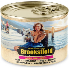 Brooksfield Dog Adult Small Breed Beef Can 