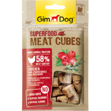 GimDog Superfood Meat Cubes Chicken, Cranberries, Rosemary 