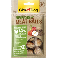 GimDog Superfood Meat Balls Chicken, Apple, Quinoa  