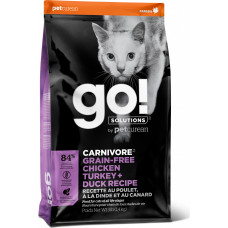 Go! Cat Carnivore Grain Free Chicken, Turkey, Duck Recipe 