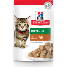 Hill's Science Plan Kitten Chunks & Gravy Turkey